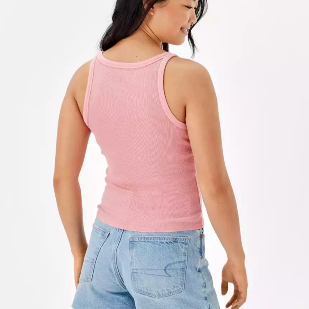 AE True Tank Top Pink Large brand new with tags 60% cotton 40% polyester